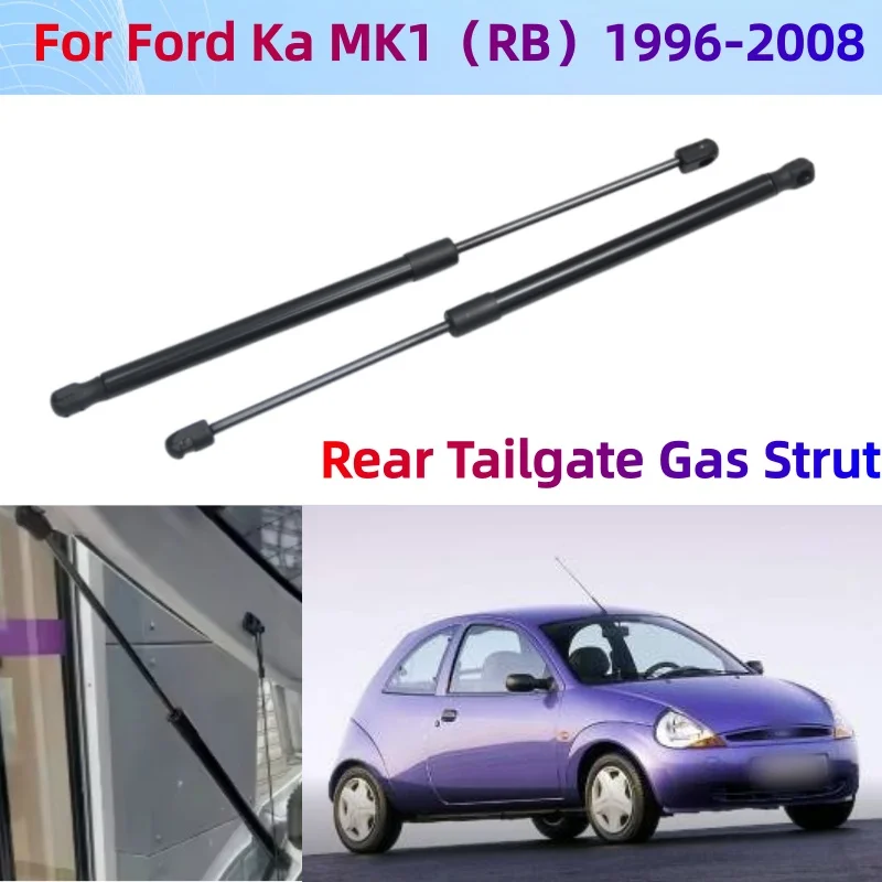 

Pair Tailgate Damper Assist Strut Gas Spring Strut Rear Trunk lid Support Rod For Ford KA MK1 RB 1996 1997 1998-2008 1025425
