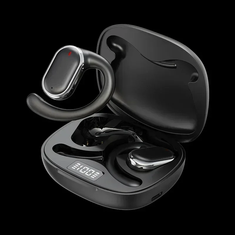 X93 Wireless Ear Hanging Headset, Noise Reduction Hanging Earphones, Waterproof Ear Earphones Work Running Walking_voghion.com