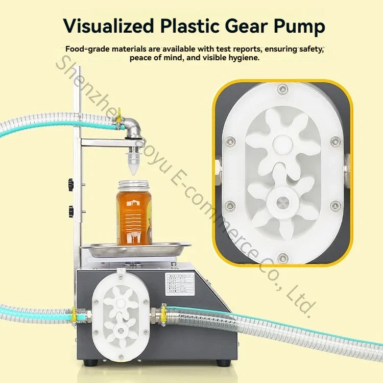 Quantitative Filling Machine CNC Quantitative Dosing of Viscous Honey Sesame Paste Lubricating Oil Canning  Automatic Dispensing