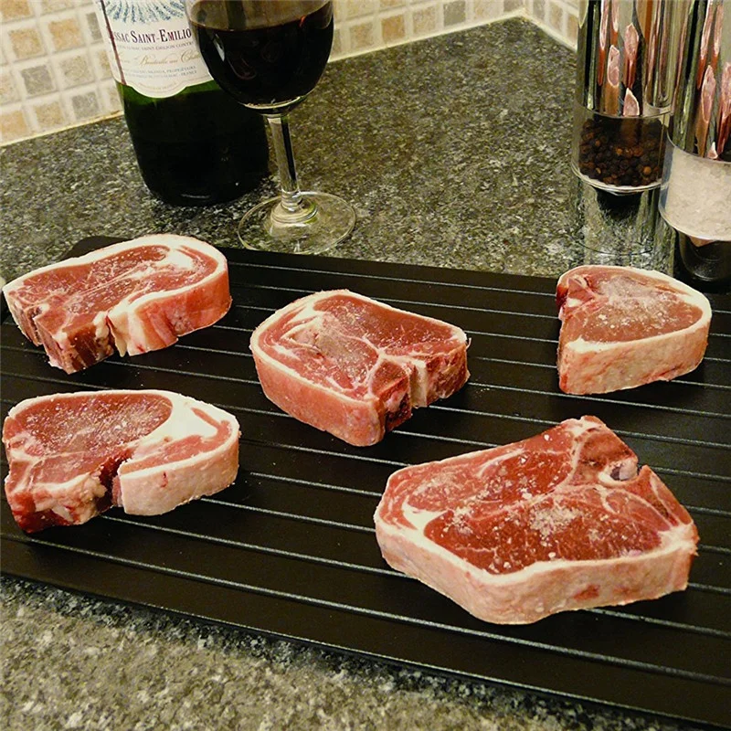 High Quality Fast Defrosting Tray Defrost Meat or Frozen Food Quickly Without Electricity Microwave Thaw Frozen Food in Minutes