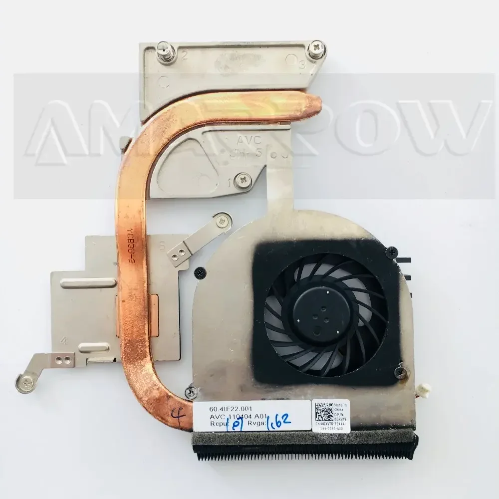 Original laptop heatsink cooling fan cpu cooler For DELL N5110 V3550 CPU heatsink 0GXVT8 cable 3PIN