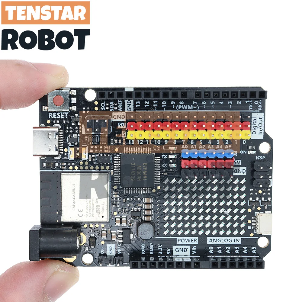 UNO R4 Minima Type-C USB ESP32-S3 WIFI Edition Development Board Compatible Programming Learning Controlle