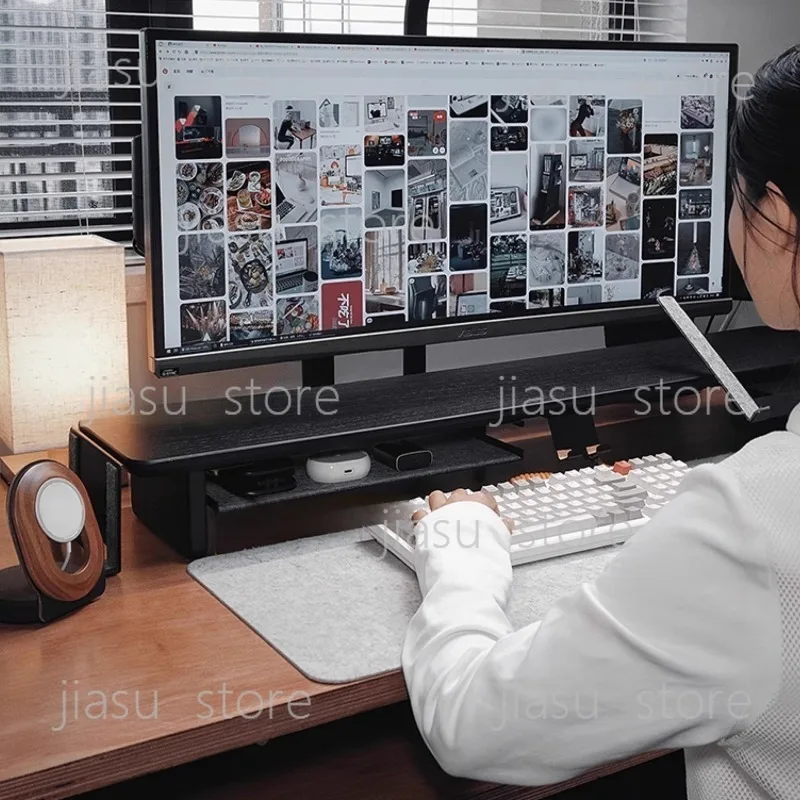 

Office Screen Heighten Shelf Monitor Height Increase Shelves Desktop Laptop Height Increased Stand Computer Display Supplies