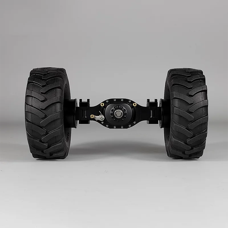 2pcs Rubber Tractor Tire for 1/10 RC Crawler Car 1/14 Tamiya RC Truck Trailer Tipper Scania 770S Benz MAN Volvo Car Diy Parts