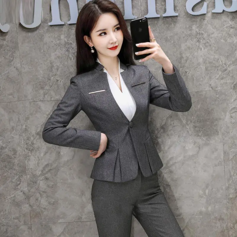 2024 Small Suit Business Suit Female Early Autumn Lobby ManagerolFashion Formal Wear Office Interview Skirt Suit