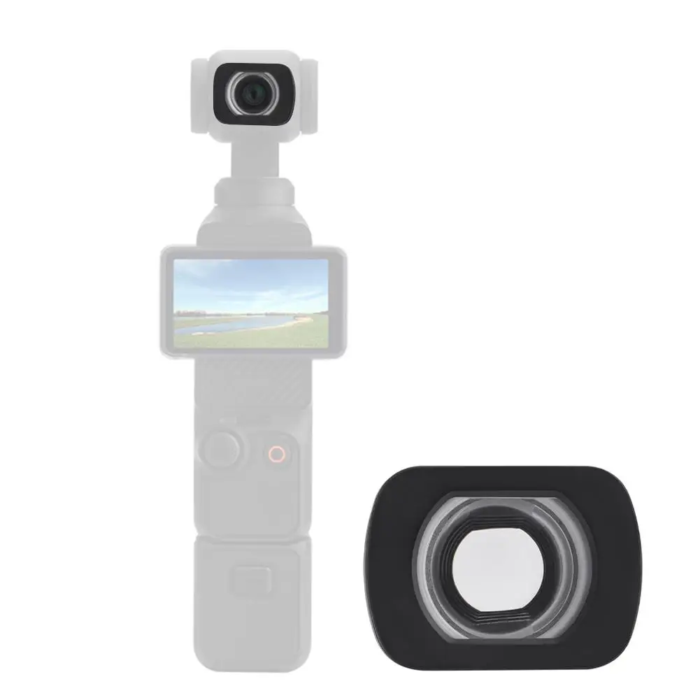 1pcs for dji Osmo Pocket3 Extended Angle Lens Amplified Wide Angle Parameters Filter External Expansion Viewing Angle Lens Q9s6