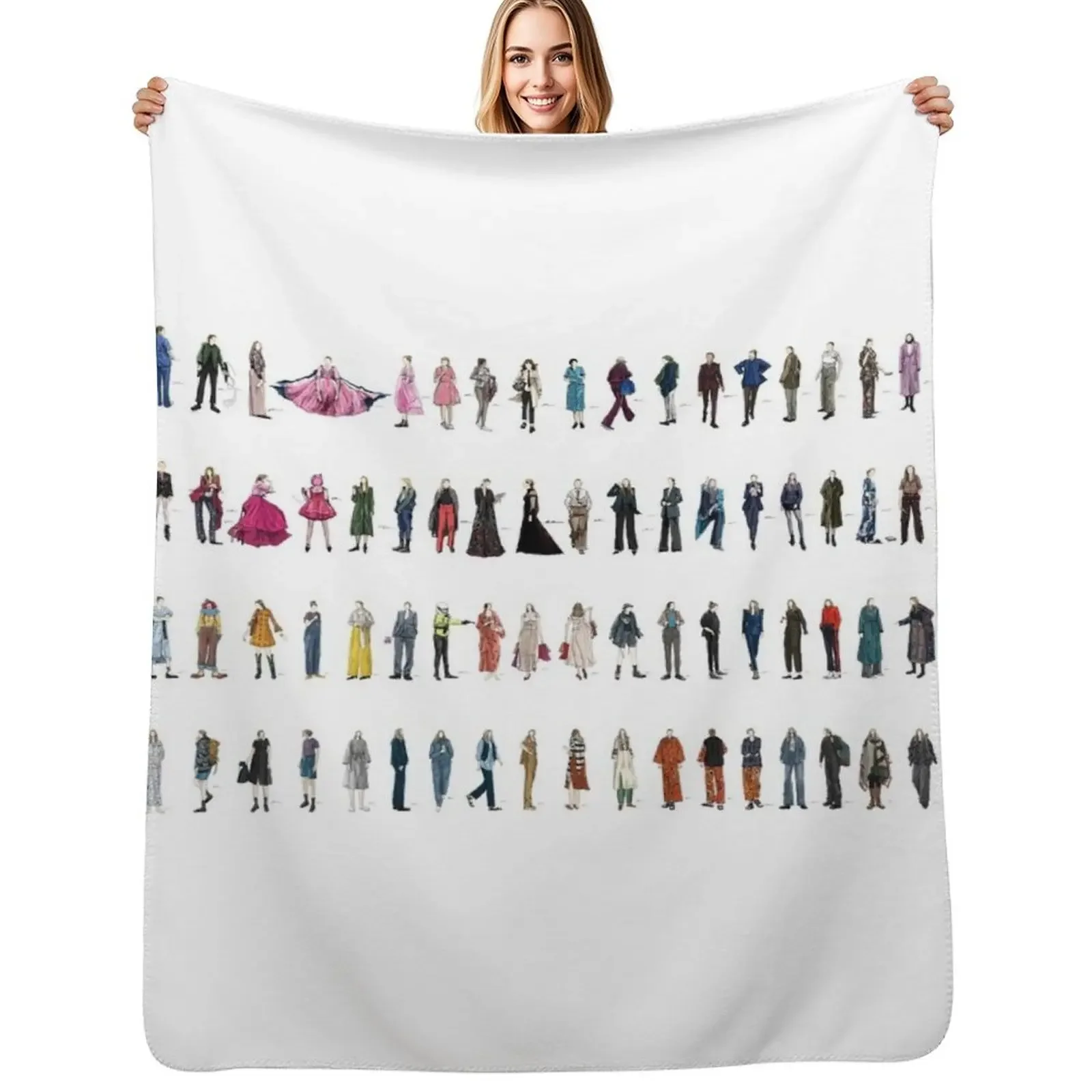 

Killing eve S1234 all villanelle fashion looks version 2.0 Throw Blanket Polar Luxury Brand Thin Designers Blanket