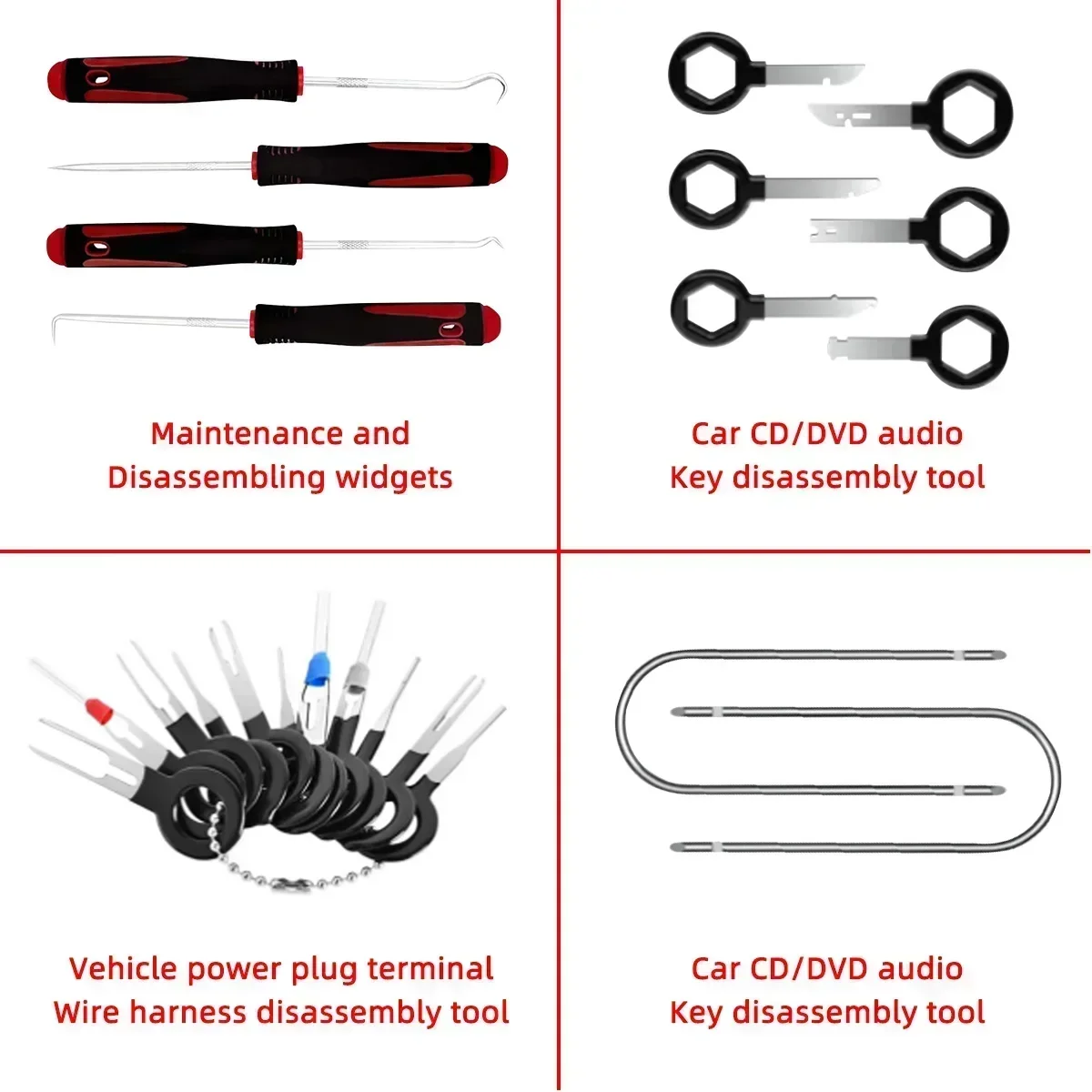 Hand Tool Set Pry Disassembly Tool Interior Door Clip Panel Trim Dashboard Removal Kit Auto Car Opening Repair Tool Set