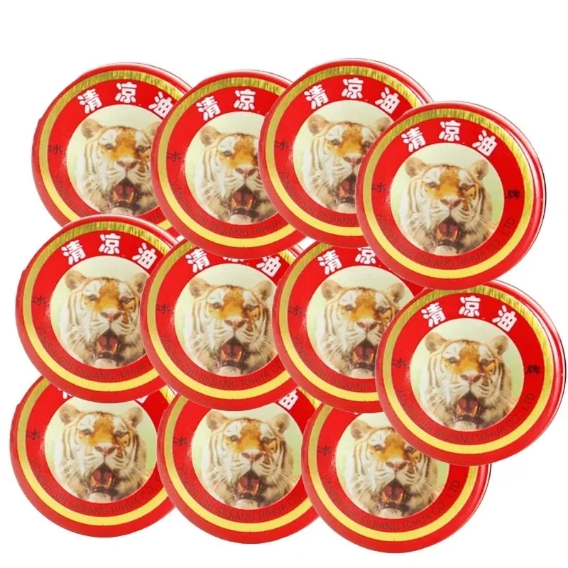 10/50/80pcs Tiger Essential Tigre Balm Plaster Tiger Essential Oils Mosquito Elimination Headache Cold Dizziness Solid Air