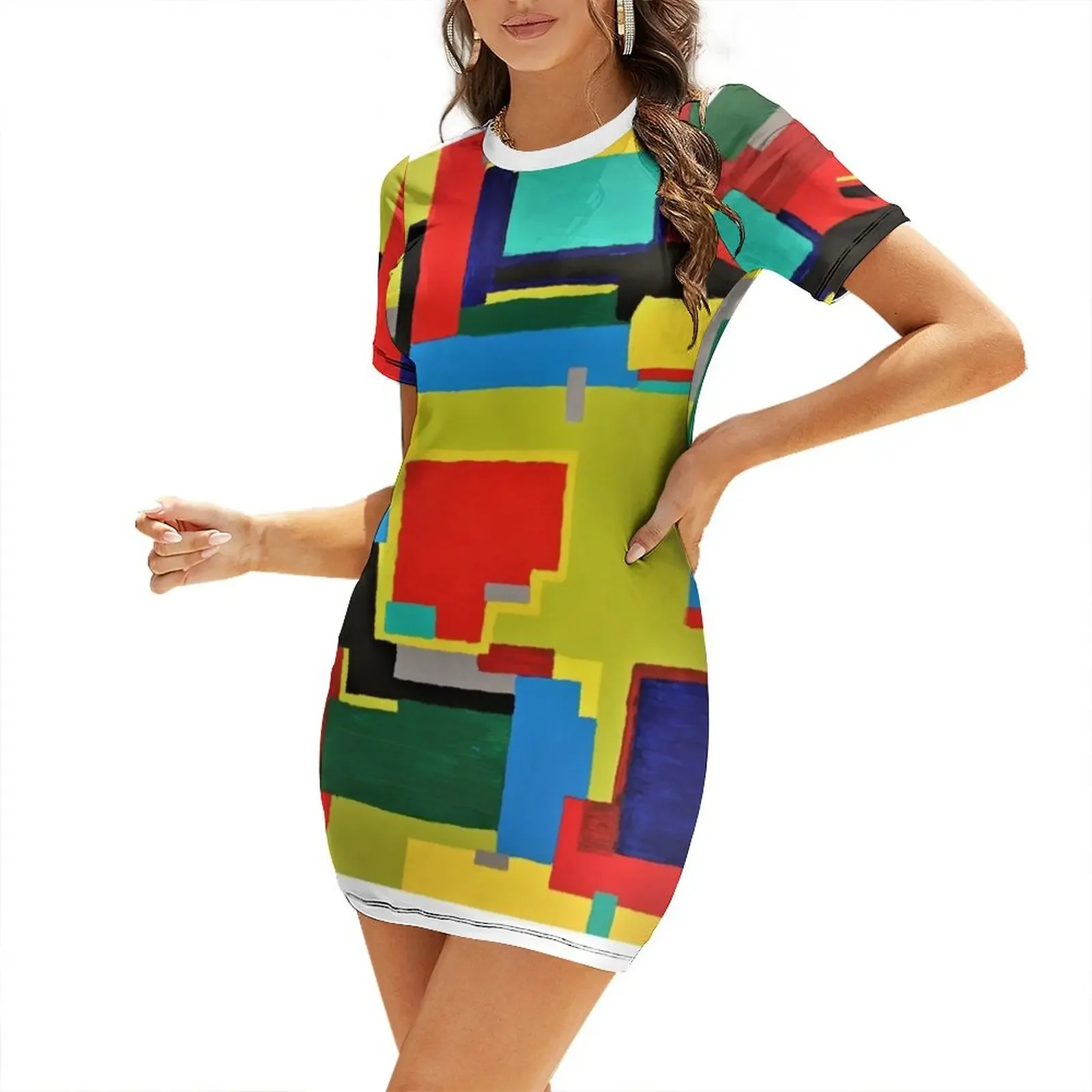 

039 Short-Sleeved Dress prom dress evening dresses women dress women summer 2025 luxury evening dresses for women 2025