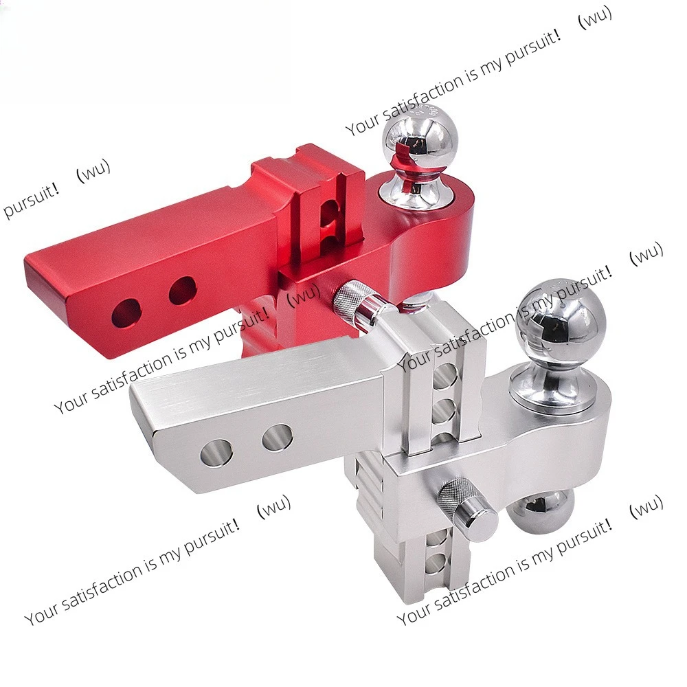 Aluminum alloy adjustable trailer arm 4 inch 8 inch porous double ball head RV auto parts