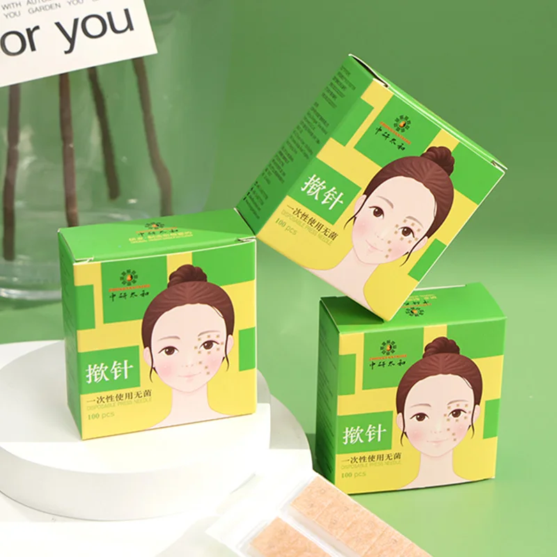 ZHONGYAN TAIHE Disposable Sterile Press Needle Auricular Acupoint Needle Intradermal Needle Pressure Sticker Beauty Relaxation