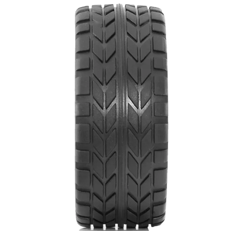 1/10 RC On-road Drift Car Rubber Tires Alloy Wheels Hubs Set for XV02 HSP 94123 Wltoys A959 144001 Tamiya TT01
