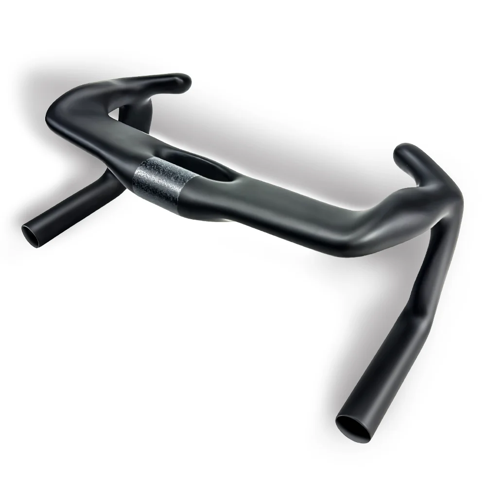 BALUGOE Carbon Fiber Track Cycling Handle Sprint Match Bicycle Handlebar TT Bike Handlebar Fixed Black Matt 31.8mm sports UCI