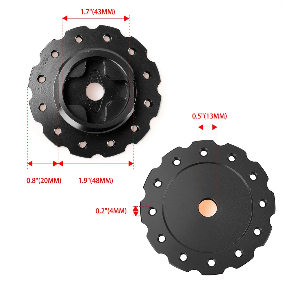 GAMING STEERING WHEEL ADAPTER Thurstmaster TX, T300, T500, TS-PC, TS-XW, T-GT Servo Bases SRK-TMH-BK + U.S.P.L AIR FRESHENER