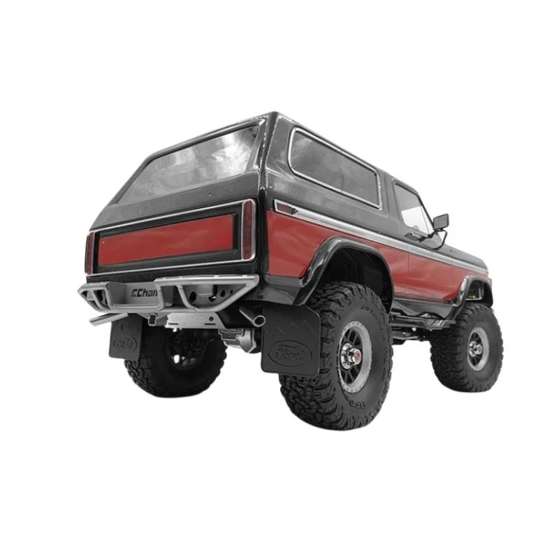 CChand cześć zapasowa metalowy tylny zderzak „ ranczo ”do sterowanie radiowe samochodu w skali 1/10 TRX-4 Ford Bronco strażnik XLT R/C samochód Rock