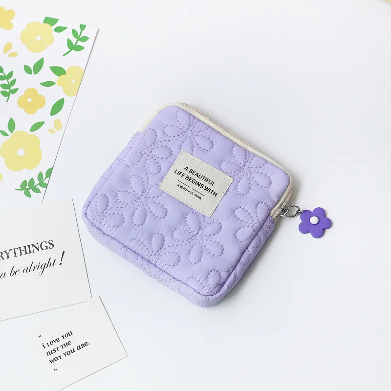 (4 قطعة/الوحدة) المرأة البوليستر محفظة نسائية للعملات المعدنية الإناث القماش محفظة صغيرة المال الحقيبة بطاقة المنظم حقيبة يد السيدات بولسا للفتيات #4