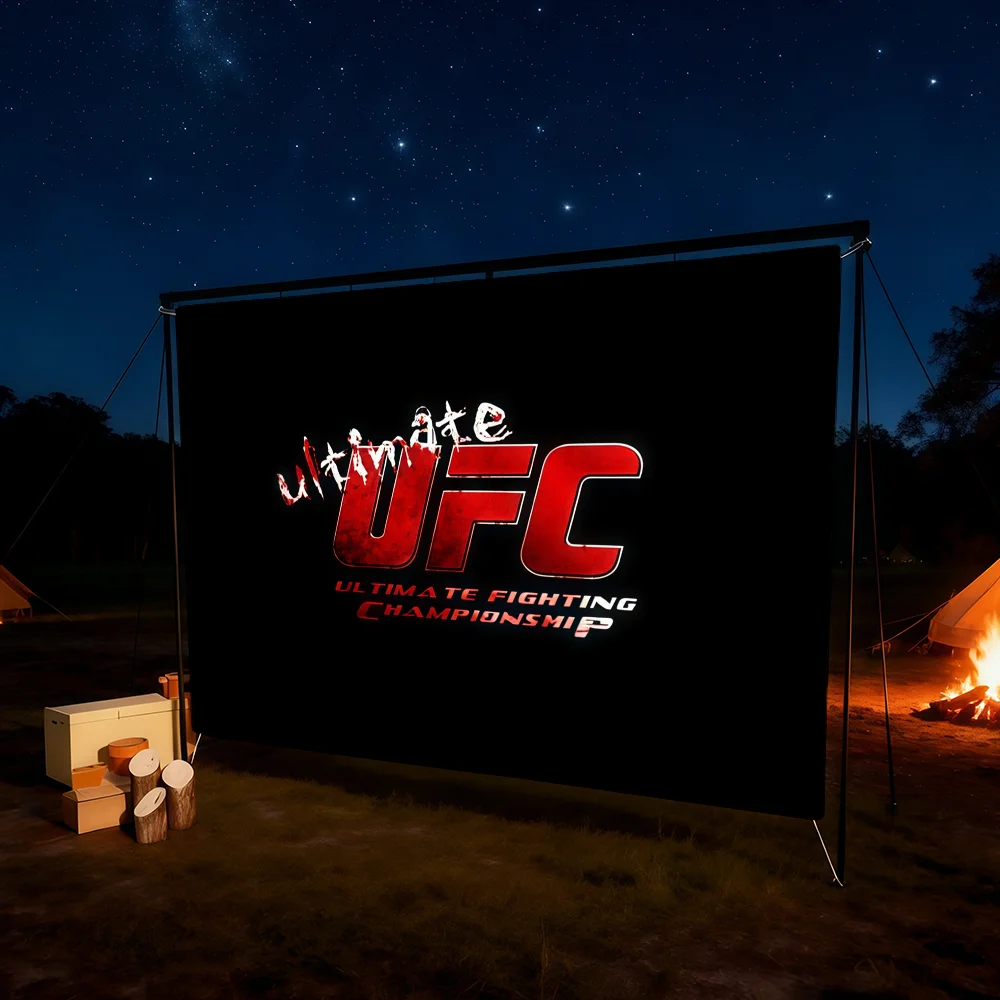 flag For Room Dorm Camping Picnic Match Art Style Garage Bar wall U-UFC-ES Decoration Boxing Banner