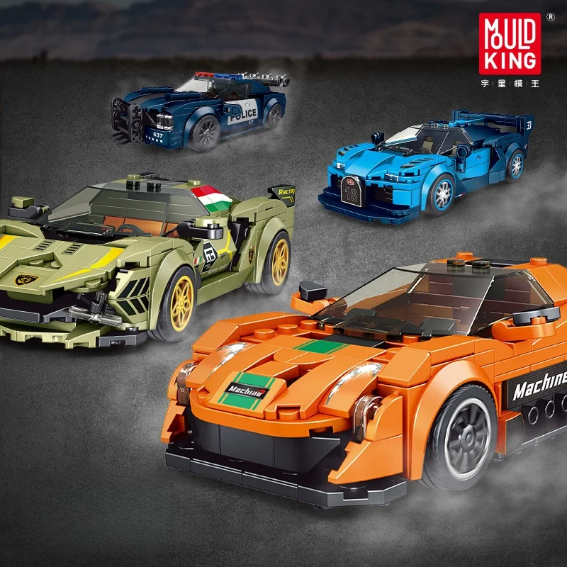 

Racing Car City Series Building Blocks for Kids, STEM Toy Vehicle Model, DIY Construction Set for Boys Age 6-12,Creative Gift
