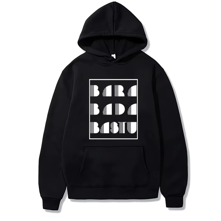 Retro Eurovision 2025 KAJ Bara Bada Bastu Hoodies Men Women Oversized Sweatshirt Unisex Fashion Y2k Fleece Long sleeve pullovers