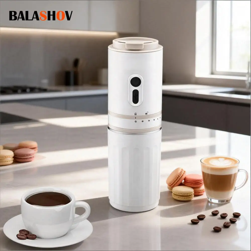 Cafetera eléctrica para moler cápsulas, cafetera Espresso, prensa inalámbrica, cafetera de viaje y coche para el hogar
