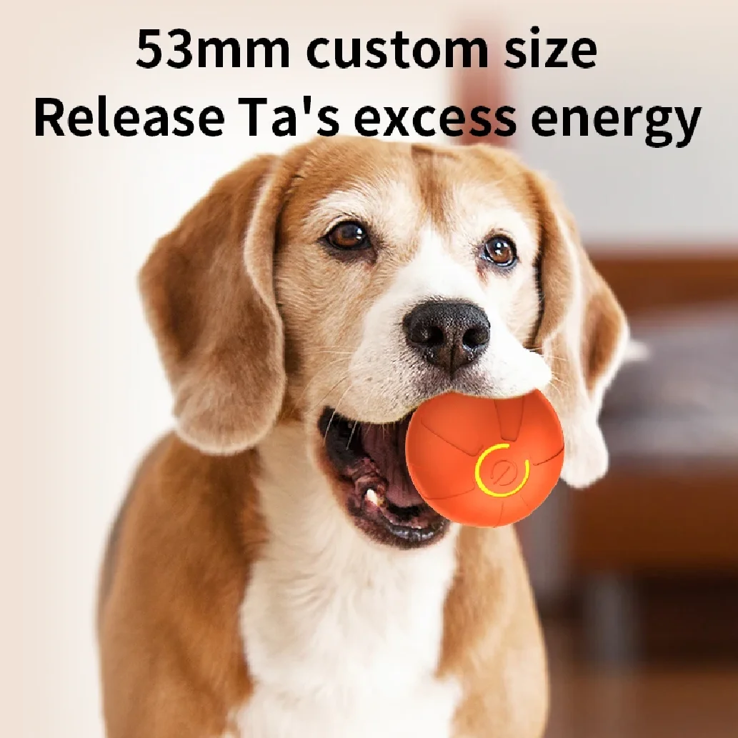 Smart Dog Toy Ball Automatic Interactive Pet Electronic Rolling USB Rechargeable Moving Bouncing for Puppy to Large dog Chew Toy view 5