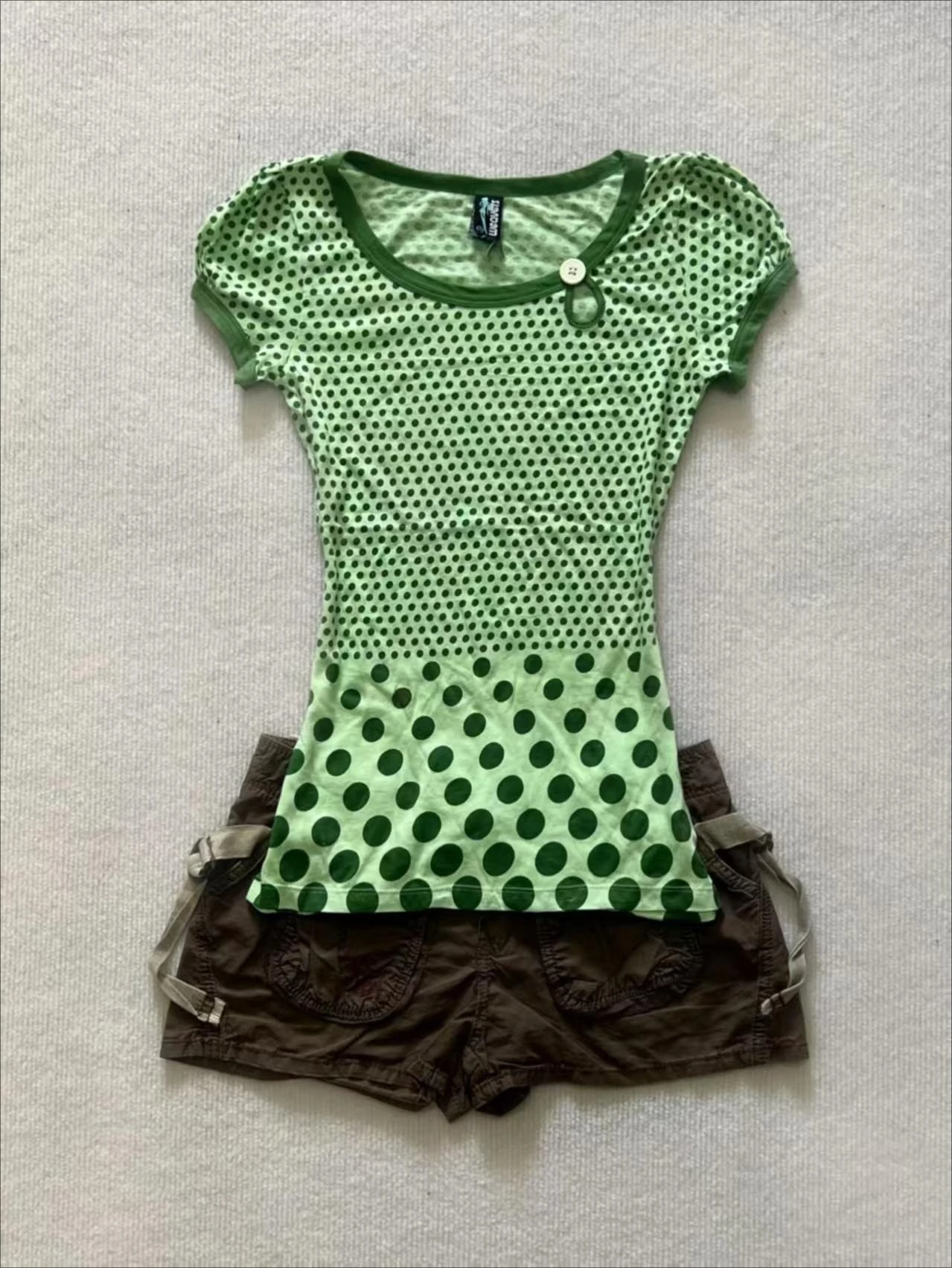Vintage Fashion Subculture - Camisetas Femininas Y2K Sweet Summer Punk,