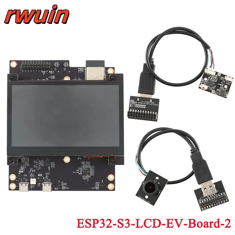ESP32-S3-LCD-EV-Board/ESP32-S3-LCD-EV-Board-2 Placa de Desenvolvimento Focus HMI FreeRTOS Controle Central Tela de Toque Capacitiva