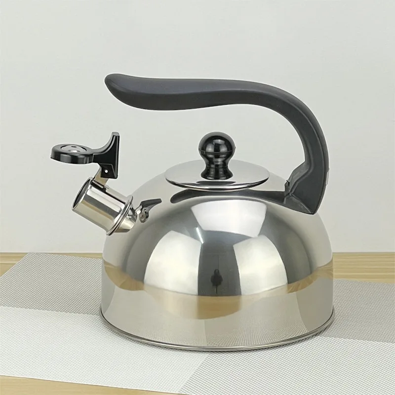 WW self-produced stainless steel kettle whistle whistle flat-bottomed pot non-magnetic hemispherical boiling water