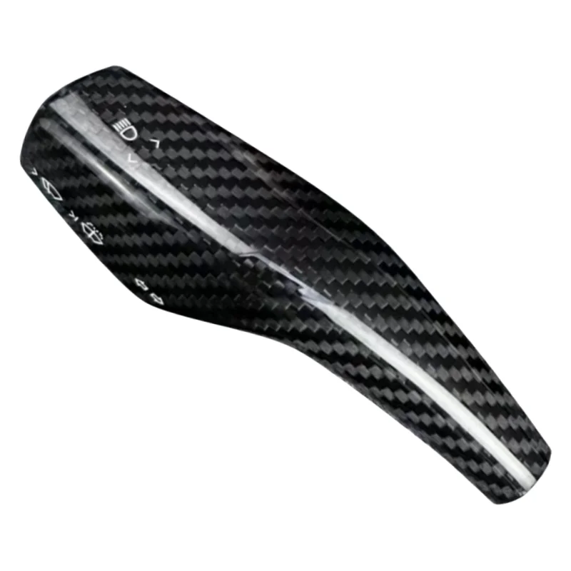 Gallop 2024 Dry Carbon Fiber Automotive Interior Shift Stalk Autoteile Zubehör Real Carbon Abdeckungen 2 Stück für Teslas Modell 3