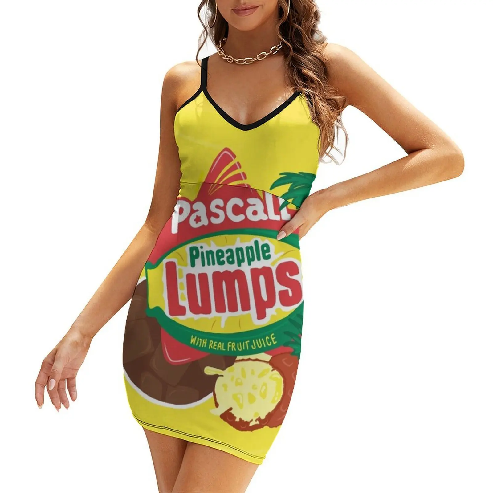 

Pineapple Lumps-New Zealand-Sticker Sling Dress elegant evening dresses for women 2025 women dresses elegant dresses plus sizes