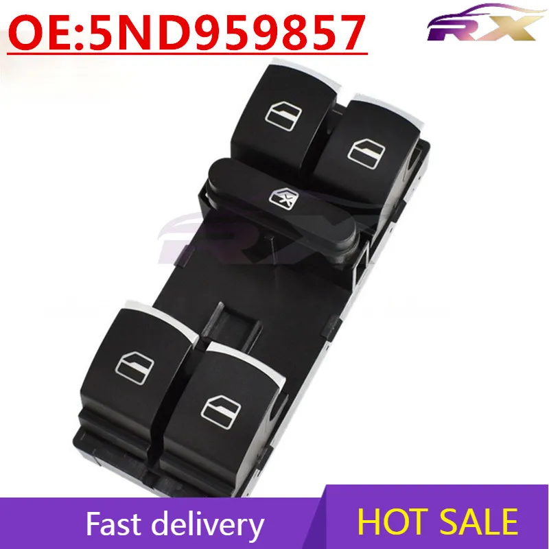 

OEM:5ND-959-857 Suitable for Volkswagen Golf 5/6 Sagitar Magotan MK6 glass lifter switch power window control switch