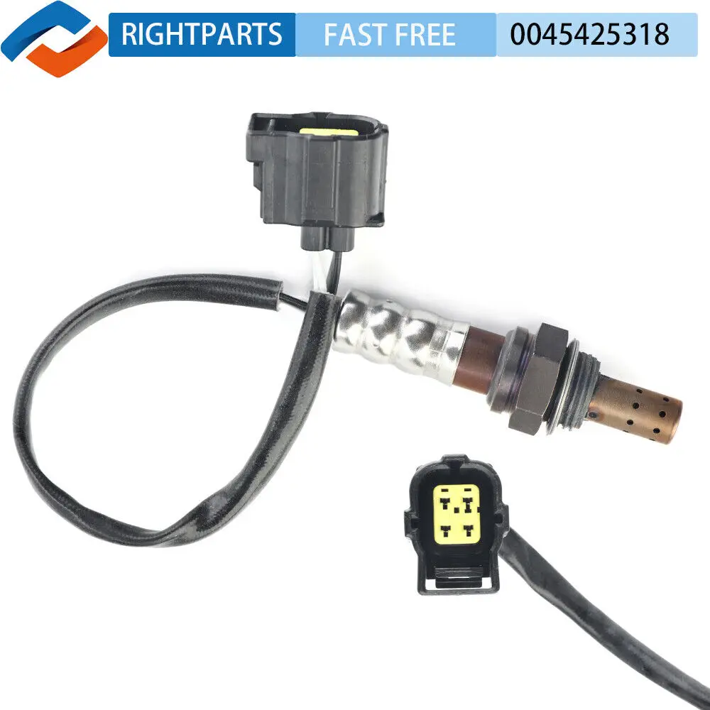 RIGHTPARTS A0045425318 0045425318 Lambda Oxygen Sensor For Smart Fortwo Cabrio (451) 07-16 1.0L O2 Sensor Auto Replacement Parts