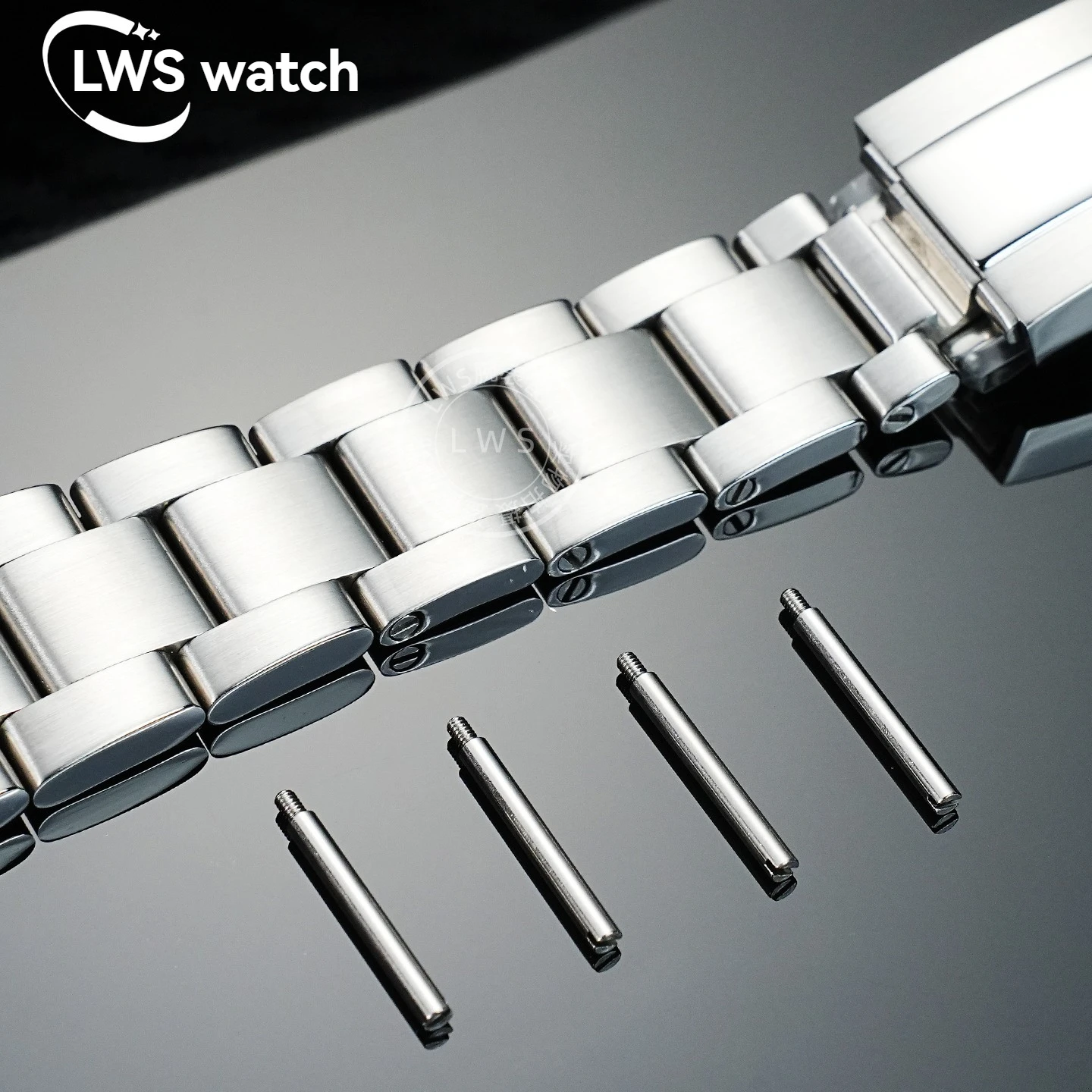 100 pezzi vari dimensioni del cinturino dell'orologio in acciaio viti sezioni del cinturino strumento per viti tipi misti decorazione deluxe vite biella