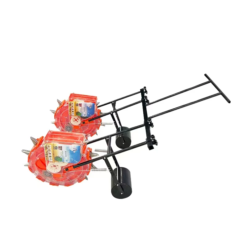 Latest Product Manual Corn Seeder 2 Rows 5-12 Nozzles Hand Corn Peanut Sunflower Maize Wheat Seeder With Good Price
