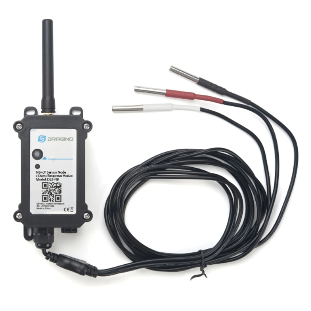 

Dragino D23-NB D23-NS - NB IoT Waterproof/Outdoor Temperature Sensor NB IoT Temperature Sensor