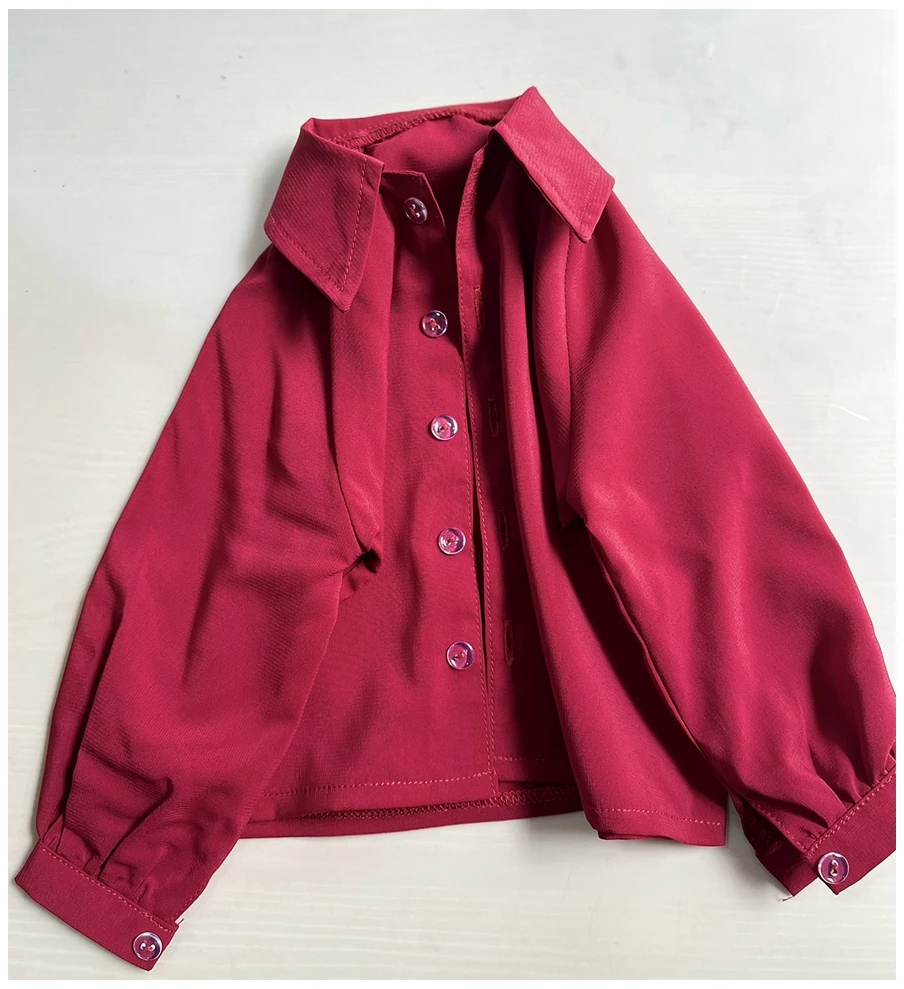 

D09-P713 children handmade toy 1/4 1/3 uncle 68 73 ID75 BJD/SD doll clothes Chiffon shirt 1pcs