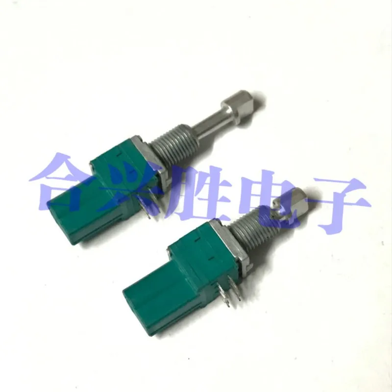 1 Piece Push Pull Shaft Precision Potentiometer With Locking Device RK097121TD57 Double B10K Power Amplifier Audio Potentiometer