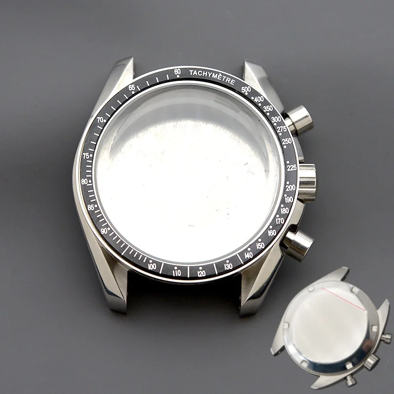 39.5mm Metal Watch Case for Men Fits VK63 Quartz Movement 20mm Watch Strap Lug Width Watch Mod Replacement Case Accessories