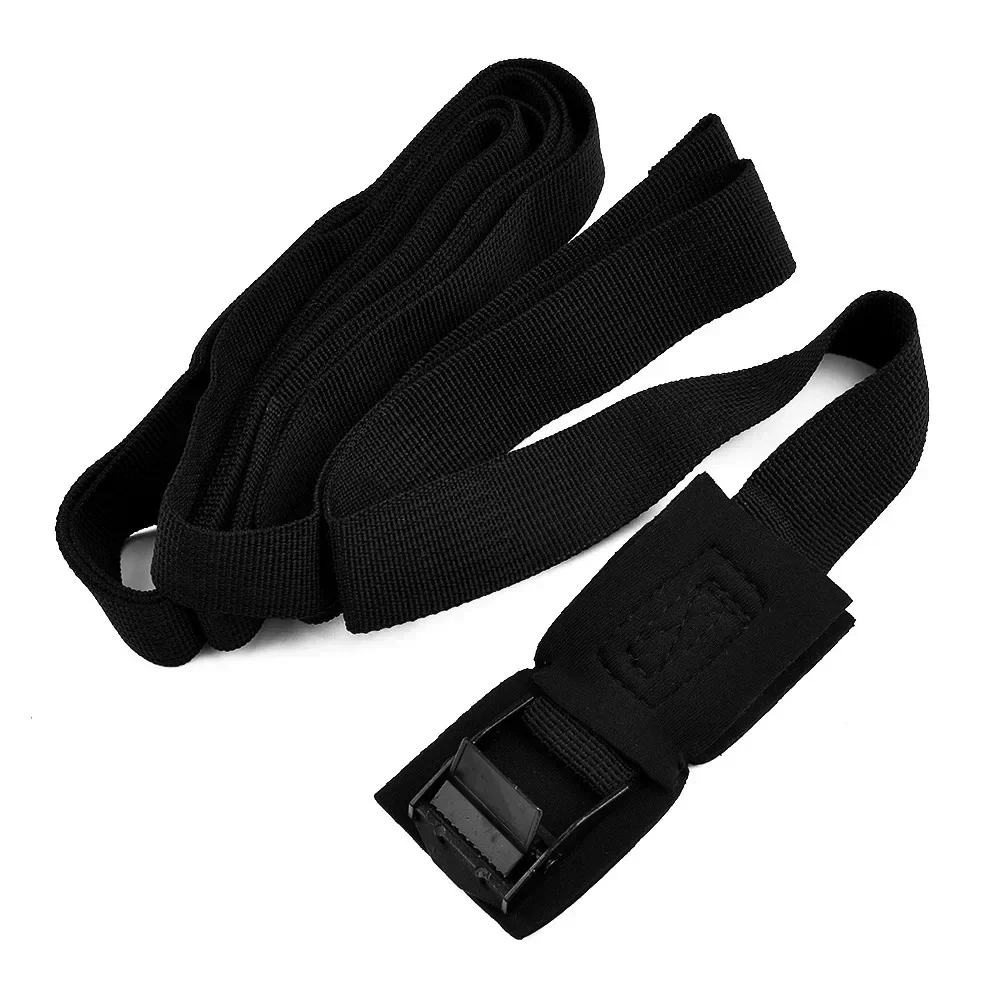 

Rack Straps Luggage Polyester Webbing Bicycle Surfboard 1 Pair 300cm X 2.5cm Black Buckle Car Roof High Quality