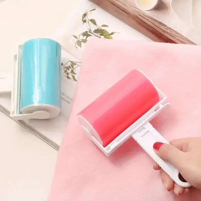 Household Colorful Cleaning Tools Lint Roller Remover Sticky Brush Roller For Pet Hair