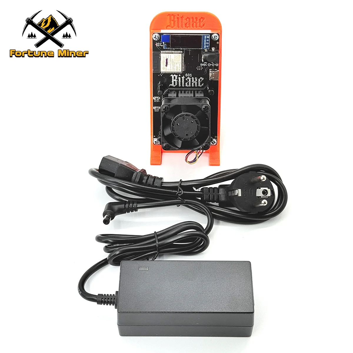 

Bitaxe Gamma 601 Lucky Miner 1,2TH/s 18 Вт Asic Chip Solo Miner Bitcoin Miner Майнинг-машина с британской, американской, AU, BR, вилкой европейского стандарта, мощность оранжевого цвета