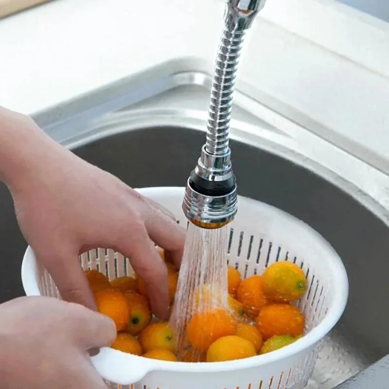Water Tap Extension Water Faucet Extender Anti-Splash Heads Kitchen Faucets Extender Spare Parts Faucets Extended Aerator Filter