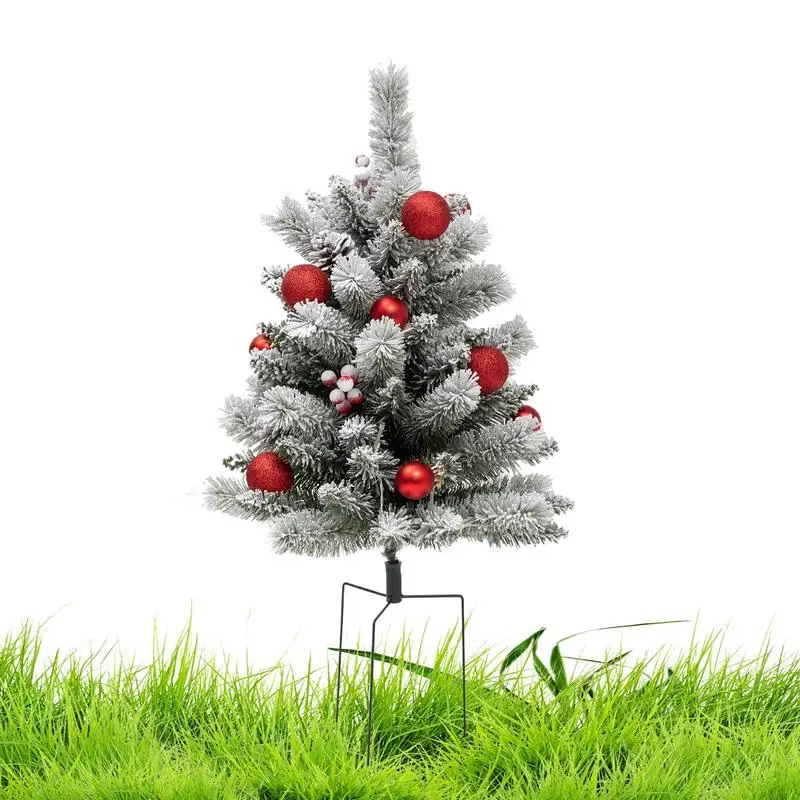 

Christmas Yard Stakes Battery Powered Yard Stake Lights Christmas Decorations 2.5ft Prelit Christmas Tree Yard Stake Lights