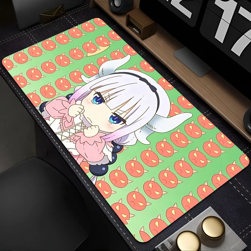 Cute Anime Mouse pad E-sports Gamer Mouse Mat M-iss K-obayashis Dragon Maid Mousepads Gaming Keyboard Desk Mat Notbook Mousepad