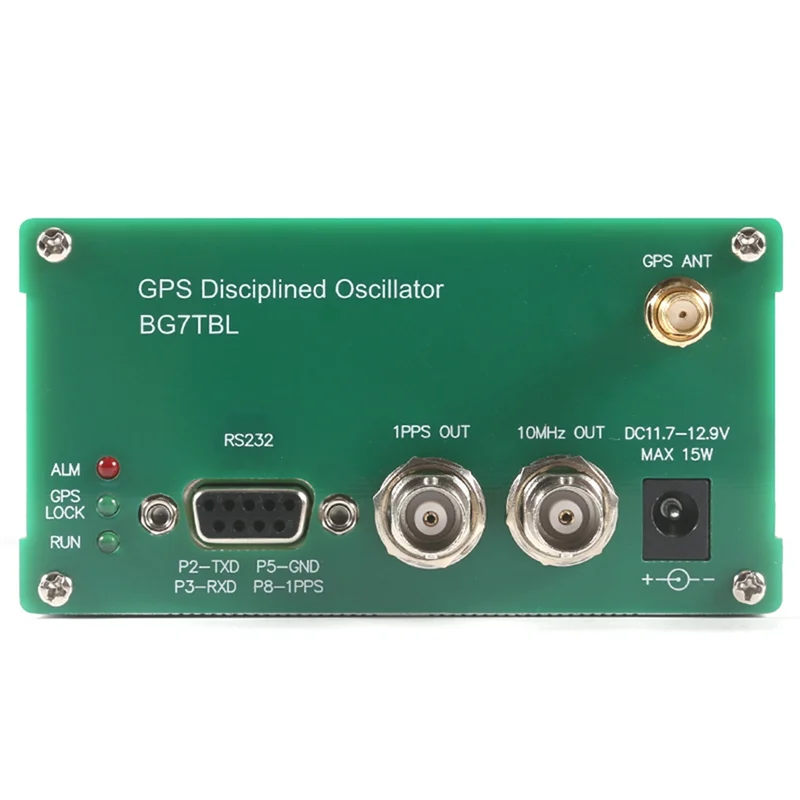 ABFN-GPS-CSG GPSDO GPS مذبذب الانضباط على مدار الساعة 10KH-220Mhz VFO موجة جيبية مع تردد شاشة الكريستال السائل 10Mhz الناتج الولايات المتحدة التوصيل