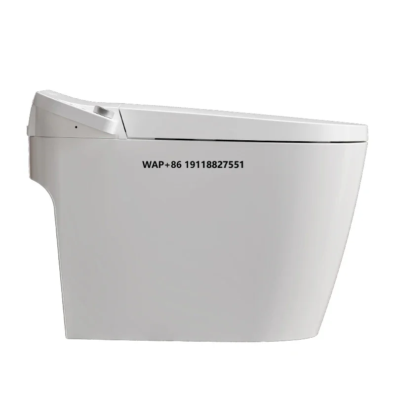 Intelligent Sanitary Ware for Bathroom Use Smart Toilets Seat Heating Elongated Bowl Remote Control S-Trap Foot Touch Technology
