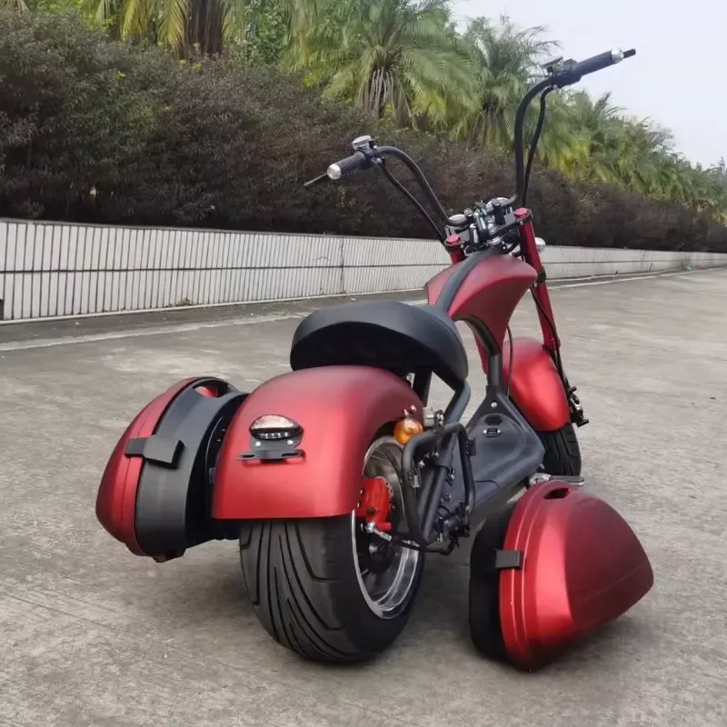 STROVAN 2000W Chopper Model M1 With EEC/COC Certificate Side Box Fast Speed Electric Scooters Adult Citycoco