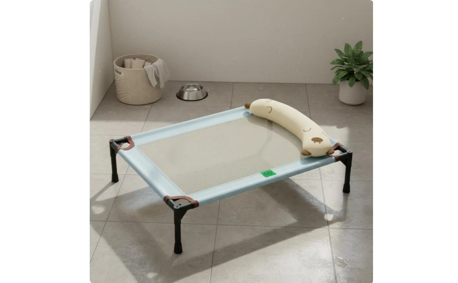 Elevated Dog Bed Moisture-Resistant Raised Pet Cot Dog Camping Bed Scuff-Resistant Resistant All-Season Use for Animals, Indoor