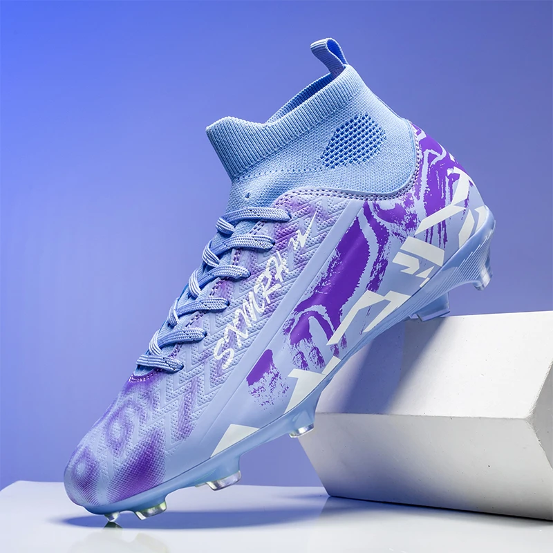 

Genuine New Double Star Football Boots, Youth & Student Version, Adult & Kids AG Long Studs, Professional Sports Match & Trainin
